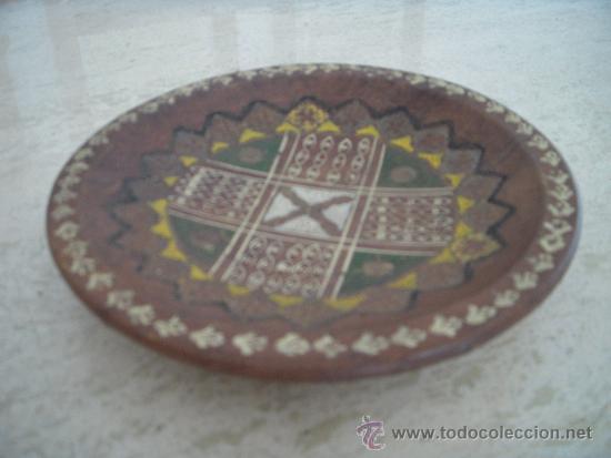 Vintage: plato de piel - Foto 2