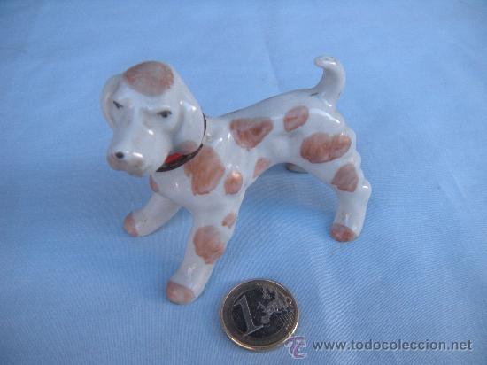 Vintage: BONITO PERRO EN PORCELANA