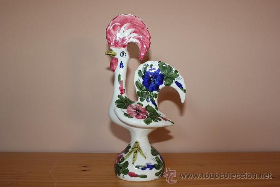 Vintage: Gallo portugues de porcelana a&ntilde;os 70,s