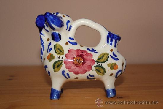 Vintage: Toro de porcelana a&ntilde;os 70,s
