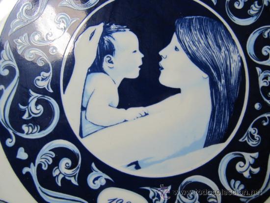 Vintage: Plato de maternidad, 24 cms - Foto 2
