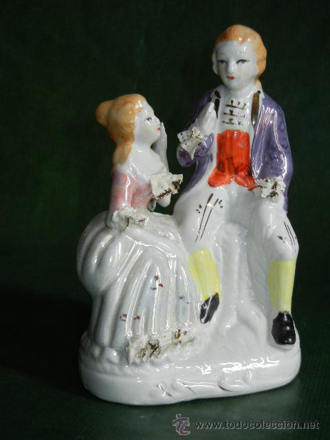 Vintage: FIGURA ESCENA GALANTE