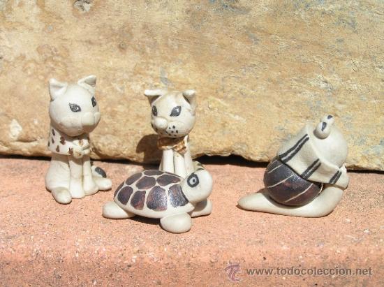 Vintage: .SIMP&Aacute;TICO CONJUNTO DE ANIMALITOS EN MINIATURA . Firmados DE.