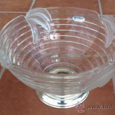 Vintage: FRUTERO WALTHER GLAS COLLECTION SIEBENSTERN. INALTERABLE BAÑO PLATA DE LEY. Lote 37032502