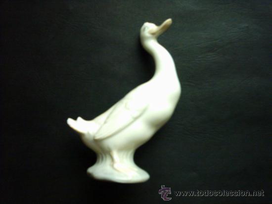 Vintage: PATO DE PORCELANA ESPA&Ntilde;OLA DE LA MARCA NAO. 14,5 Cm.