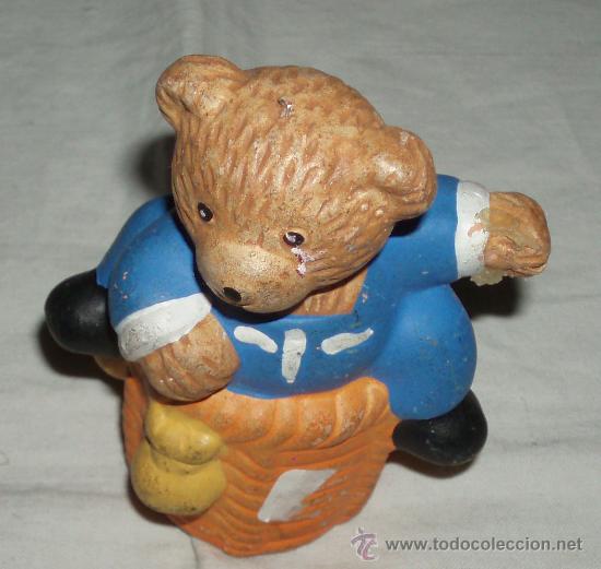 Vintage: osito de ceramica  8cms,de altura