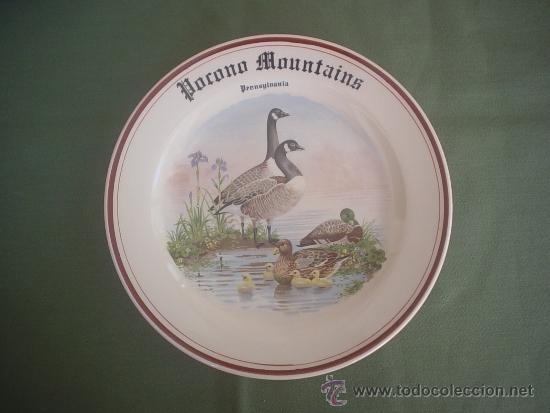 Vintage: PLATO DECORATIVO CER&Aacute;MICA RDO PENSILVANIA