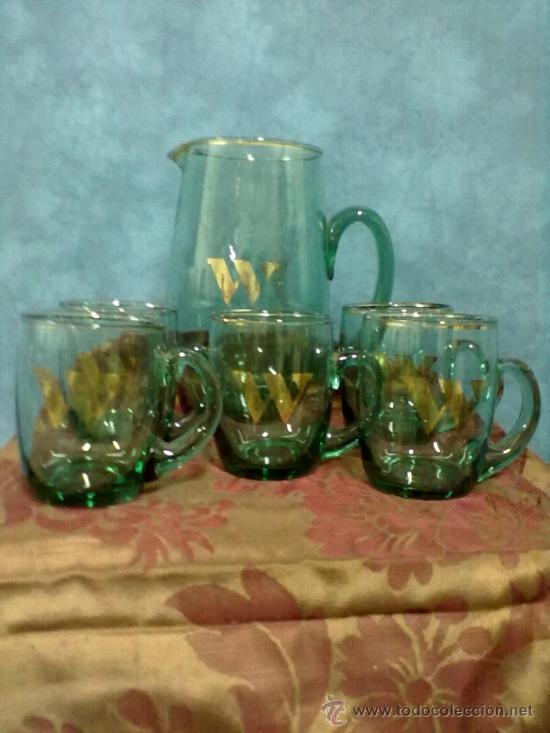 Vintage: JARRAS CRISTAL VERDE ORO - Foto 1