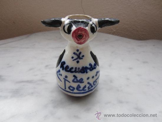 Vintage: vaca de cer&aacute;mica - Foto 1