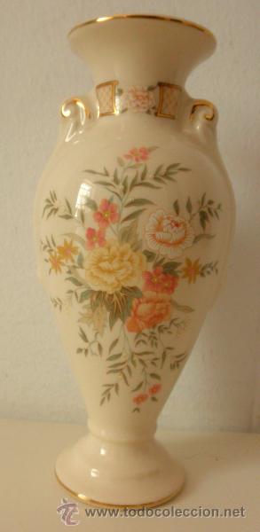 Vintage: VIOLETERO CON DECORACION FLORAL CERAMICA * ST MICHAEL ANDREA * NUMERADO