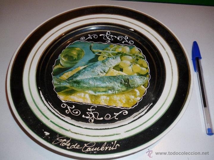 Vintage: PLATO CER&Agrave;MICA RECUERDO CAMBRILS SELLO SEGOVIA 833