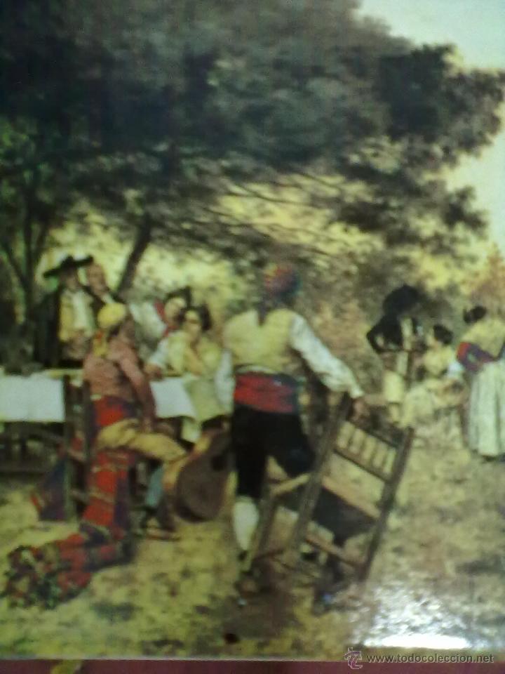 Vintage: AZULEJO ESCENA COMIDA EN EL CAMPO - Foto 2