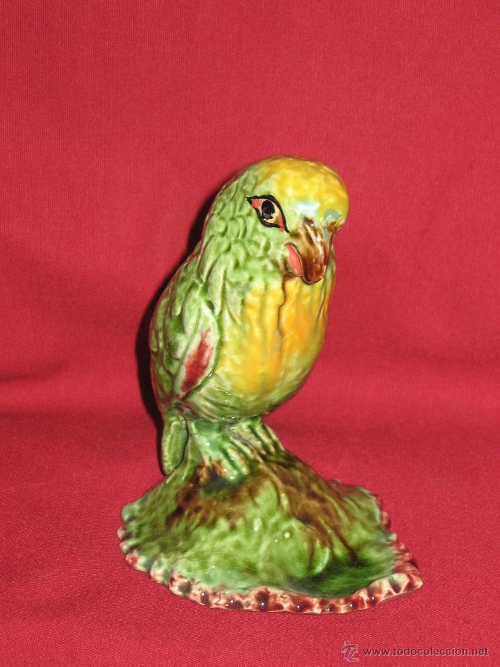 Vintage: PRECIOSA PORCELANA VINTAGE DE UN LORO - LORITO - 12 CM - SELLO INCISO