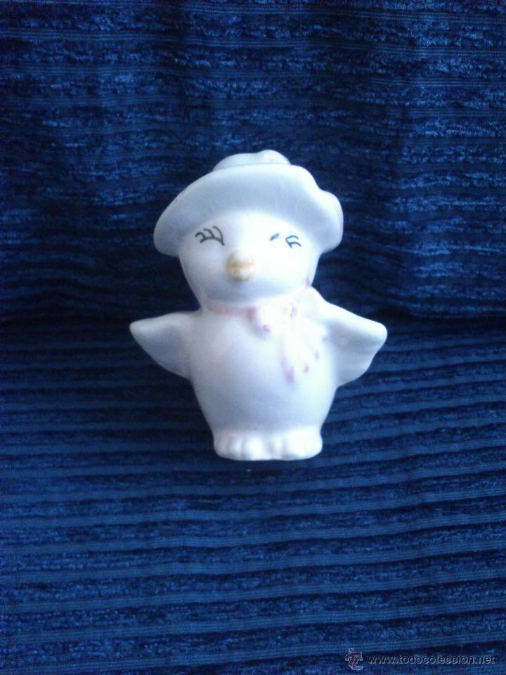 Vintage: Pajarito de Ceramica recuerdo de Bautizo. Del a&ntilde;o 88.