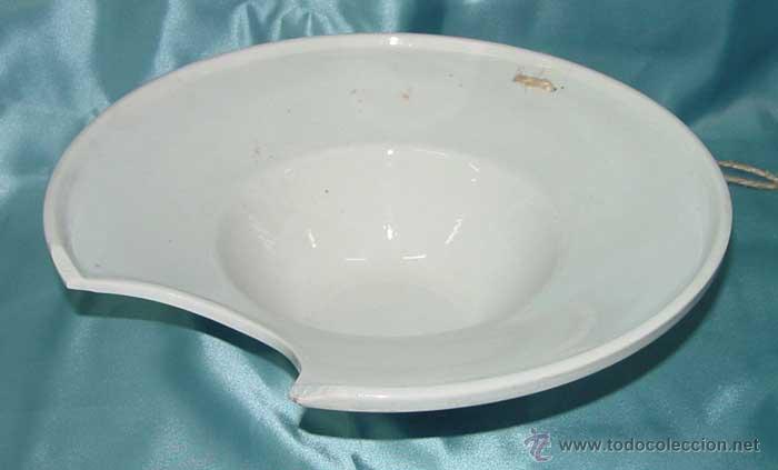 Vintage: ANTIGUA VACIA (BACIA) PARA AFEITAR - PICKMAN SEVILLA . COMPLETAMENTE ORIGINAL - MIDE 32 CMS. DE DIAM