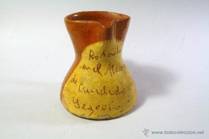 Vintage: Jarrita Robado Meson Candido Segovia a&ntilde;os 50. 8cm