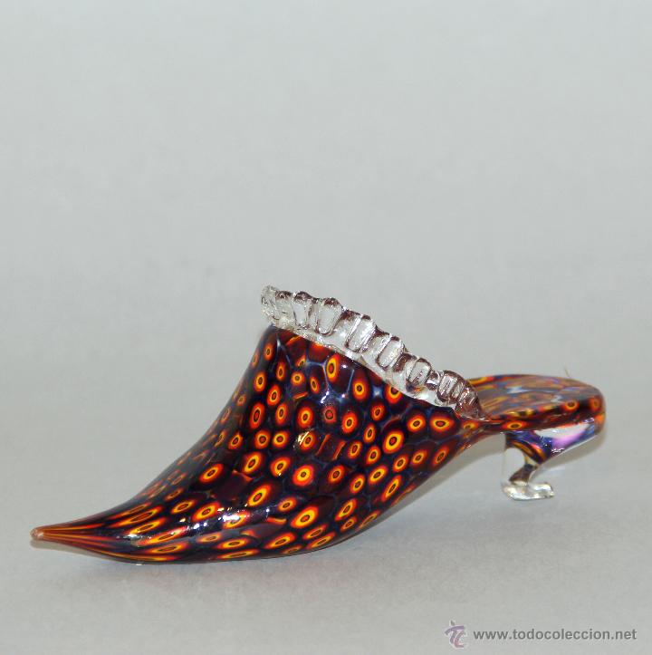 Vintage: ZAPATO EN CRISTAL DE MURANO - Foto 1