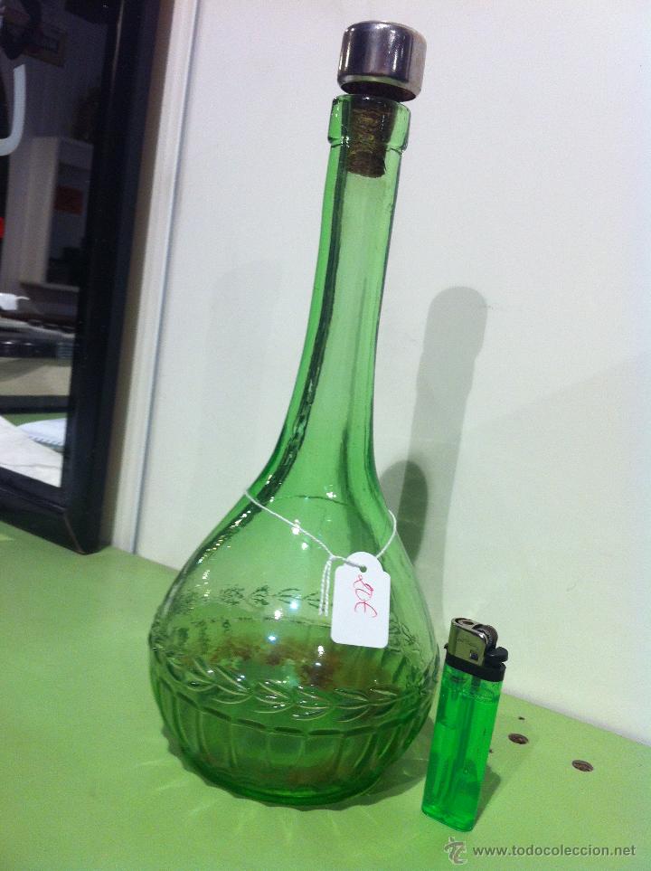 Vintage: botella verde - Foto 2