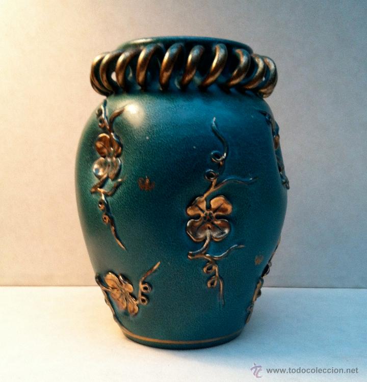 Vintage: JARRON CERAMICA A&Ntilde;OS 40 DERUTA ITALIA