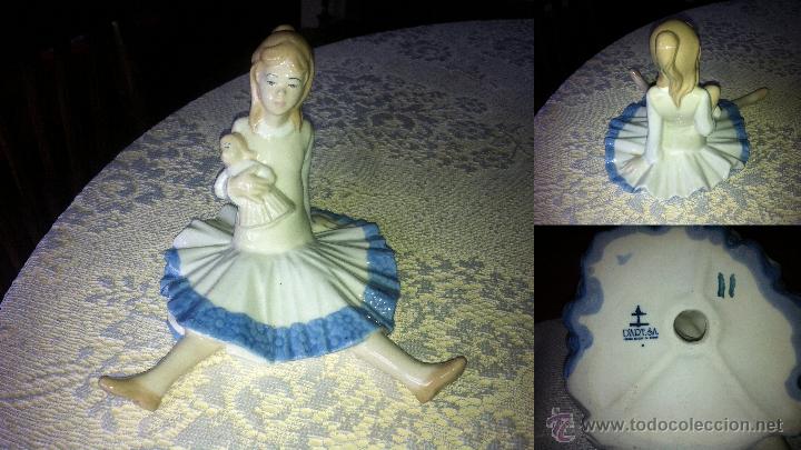 Vintage: FIGURA DE PORCELANA D'ART,S.A. MIDE 13 CM DE ALTURA POR 17 CM