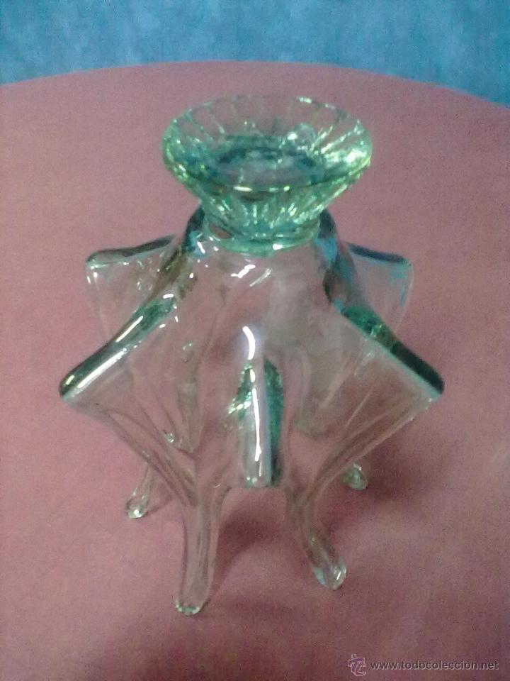 Vintage: IRREGULAR JARRON CRISTAL SOPLADO - Foto 3