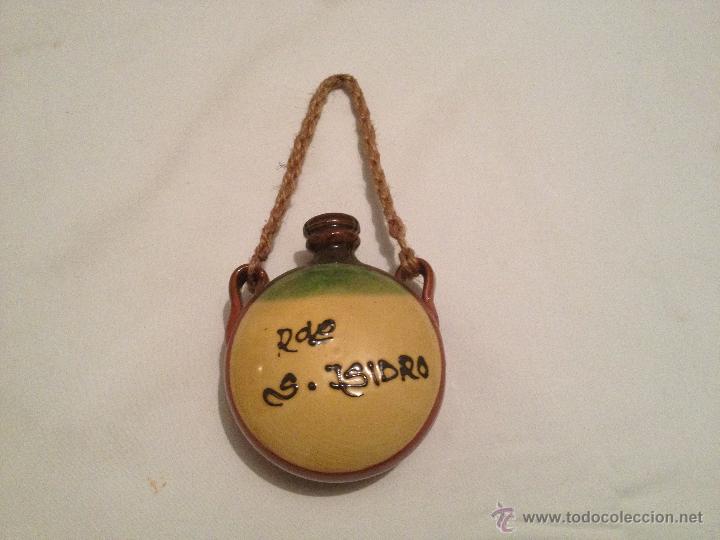 Vintage: ANTIGUA CANTIMPLORA DE CERAMICA O BARRO. RECUERDO DE SAN ISIDRO