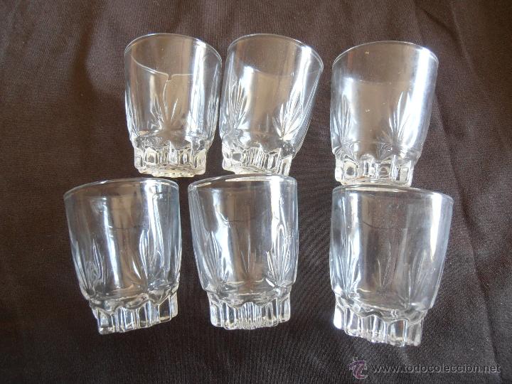 Vintage: 6 VASOS CHUPITOS - Foto 1