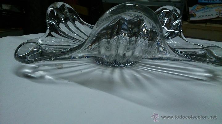 Vintage: Centro de mesa de cristal en forma de flor - Foto 4