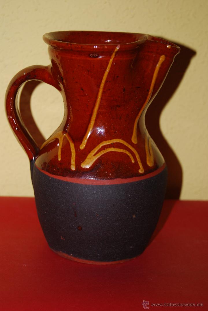 Vintage: JARRA DE CER&Aacute;MICA - PERROZO - LI&Eacute;BANA