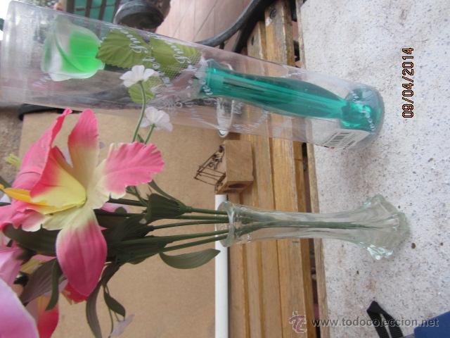 Vintage: violeteros cristal 16 y 18 cms - Foto 2