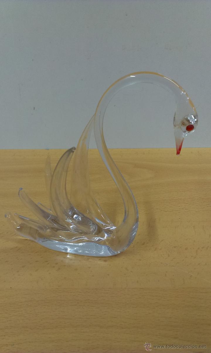 Vintage: DOS CISNES CRISTAL DE MURANO - Foto 6