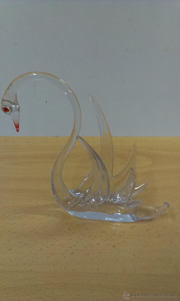 Vintage: DOS CISNES CRISTAL DE MURANO - Foto 7