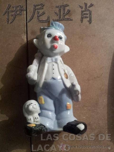 Vintage: PAYASO DE PORCELANA APROX. 20 cm.
