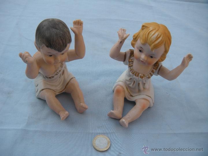 Vintage: PAREJA DE NI&Ntilde;OS EN PORCELANA
