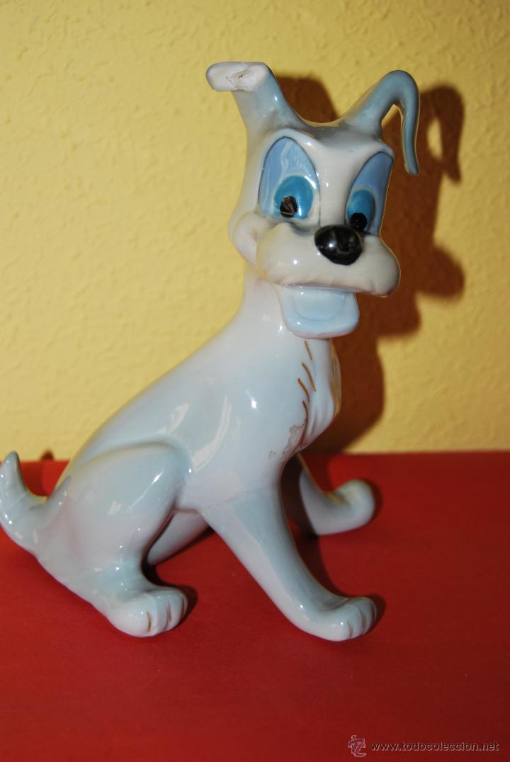 Vintage: FIGURA DE PORCELANA - WALT DISNEY - GOLFO - LA DAMA Y EL VAGABUNDO - PERRO