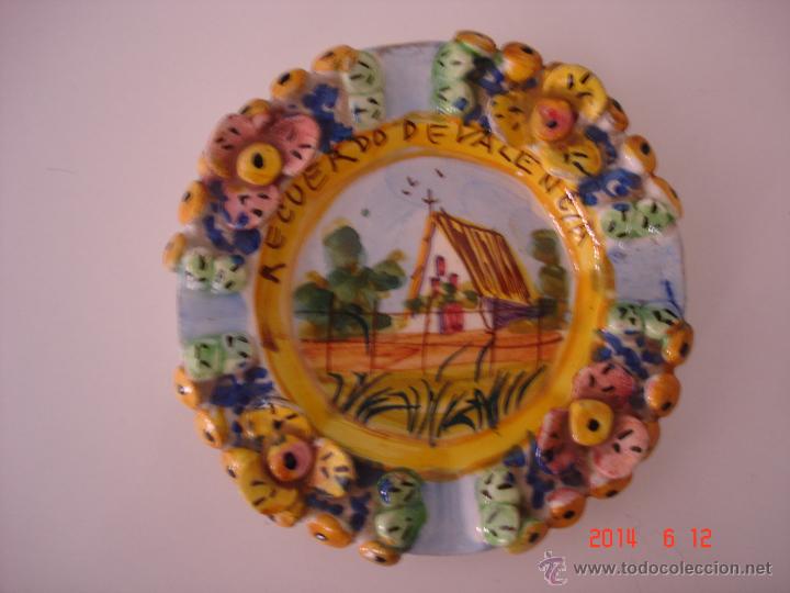 Vintage: PLATO DE CER&Aacute;MICA RDO DE VALENCIA