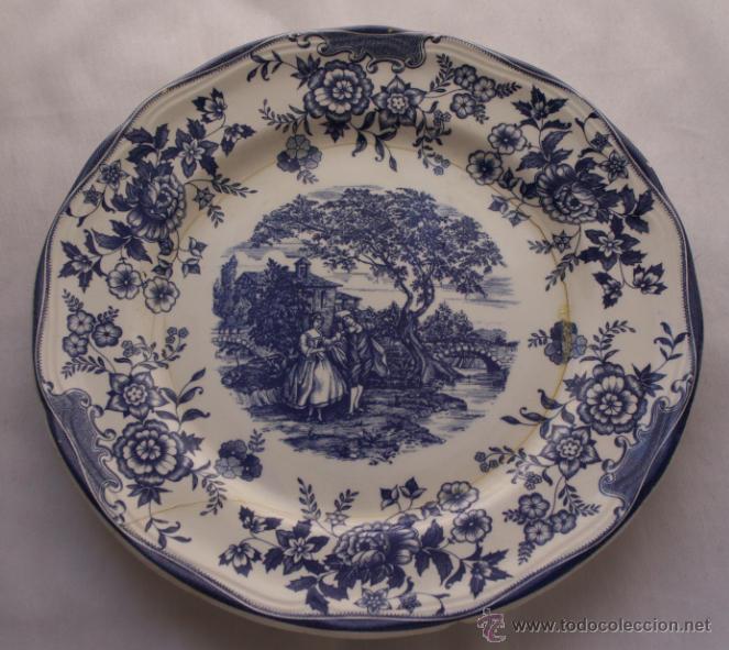 Vintage: BONITO PLATO DE 24 CM VINTAGE DE CERAMICA QUADRIFOGLIO MADE IN ITALY - MUY DECORATIVO - C1