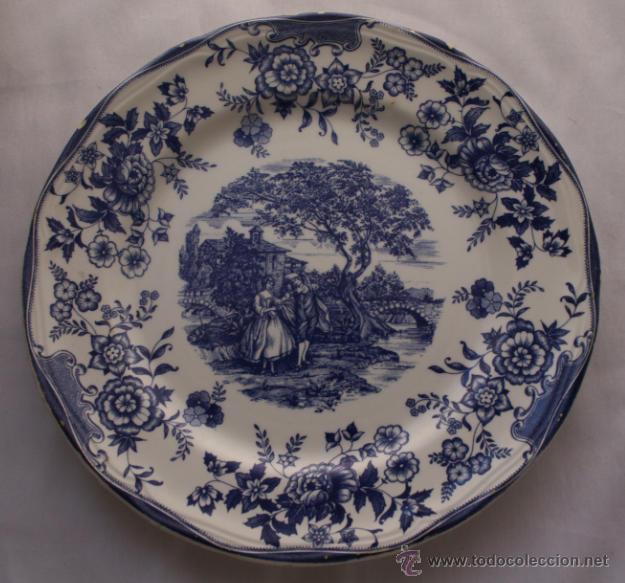 Vintage: BONITO PLATO DE 24 CM VINTAGE DE CERAMICA QUADRIFOGLIO MADE IN ITALY - MUY DECORATIVO - C2