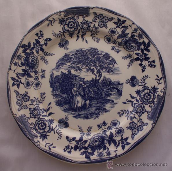 Vintage: BONITO PLATO DE 24 CM VINTAGE DE CERAMICA QUADRIFOGLIO MADE IN ITALY - MUY DECORATIVO - C6