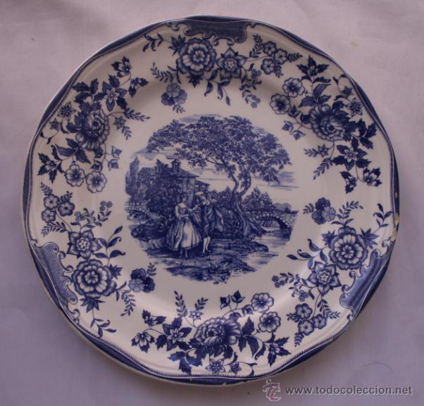 Vintage: BONITO PLATO DE 24 CM VINTAGE DE CERAMICA QUADRIFOGLIO MADE IN ITALY - MUY DECORATIVO - C7