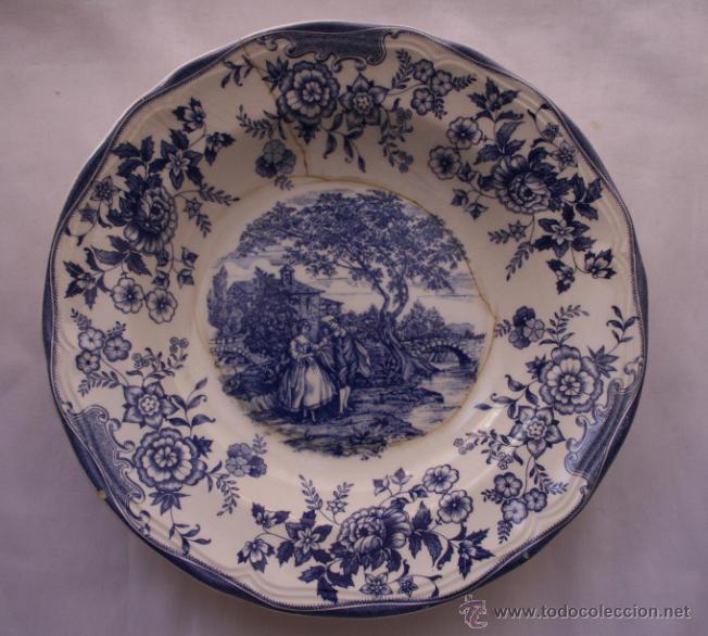 Vintage: BONITO PLATO DE 24 CM VINTAGE DE CERAMICA QUADRIFOGLIO MADE IN ITALY - MUY DECORATIVO - C10