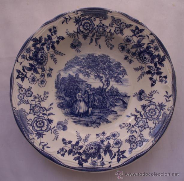 Vintage: BONITO PLATO DE 24 CM VINTAGE DE CERAMICA QUADRIFOGLIO MADE IN ITALY - MUY DECORATIVO - C13