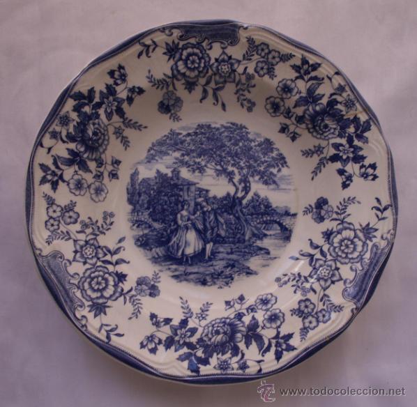 Vintage: BONITO PLATO DE 24 CM VINTAGE DE CERAMICA QUADRIFOGLIO MADE IN ITALY - MUY DECORATIVO - C15