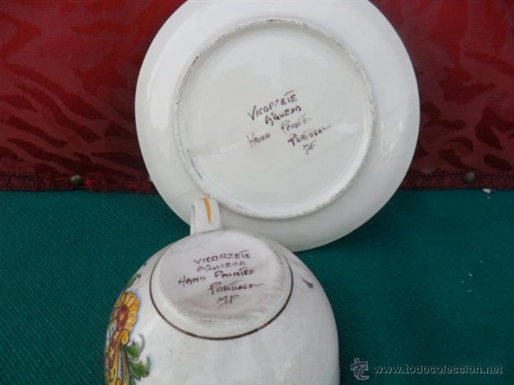 Vintage: tazon y plato ceramica - Foto 2