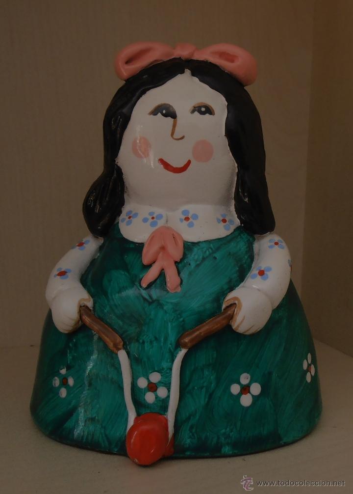 Vintage: FIGURA CERAMICA - NI&Ntilde;A CON DIABOLO