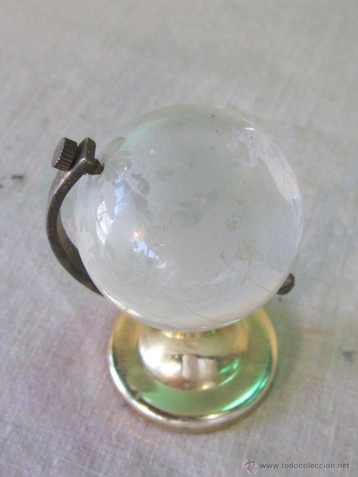 Vintage: GLOBO TERRAQUEO EN CRISTAL - Foto 3