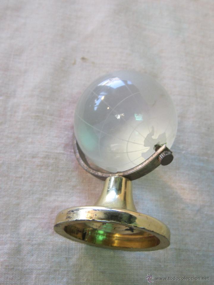 Vintage: GLOBO TERRAQUEO EN CRISTAL - Foto 6