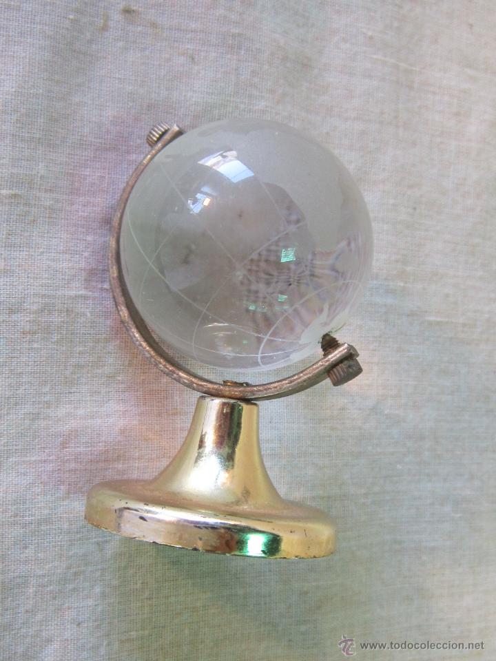 Vintage: GLOBO TERRAQUEO EN CRISTAL - Foto 7