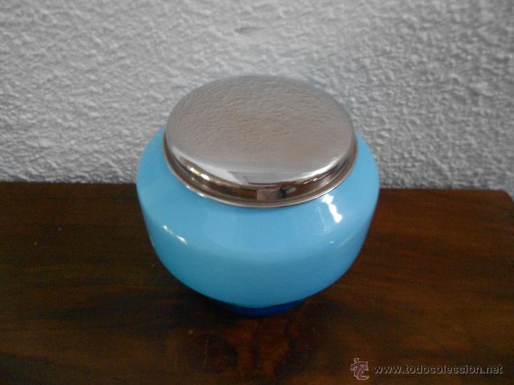 Vintage: Algodonera en opalina turquesa - Foto 1
