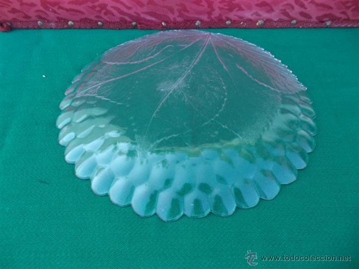 Vintage: plato  de cristal tallado - Foto 2